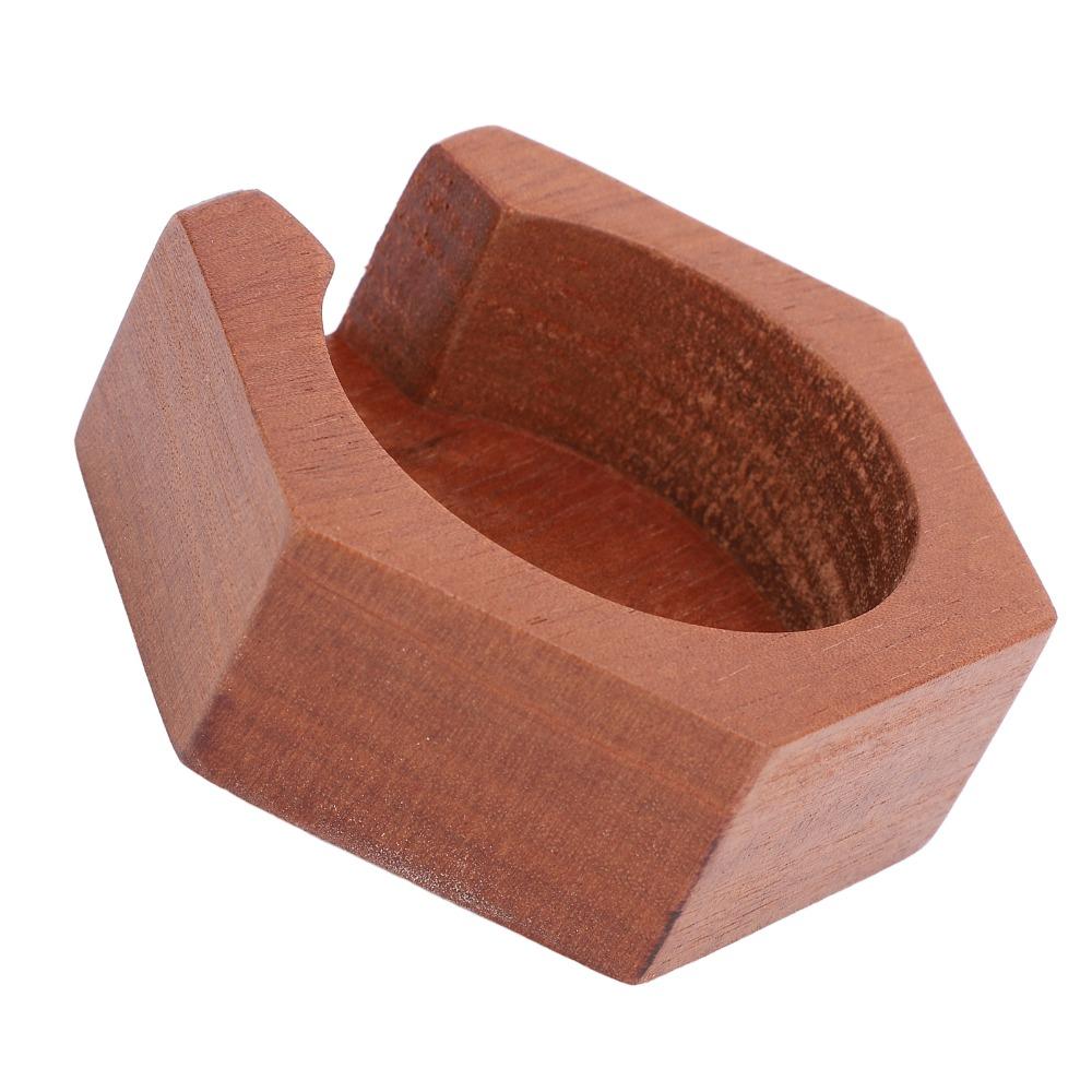 Solid Wood Coffee Paper Filter Holder Round Shape Coffee Filter Paper Storage  Kitchen Storage