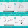 Torsion Spring 0.8-2.2mm Wire Stainless Steel or Spring Steel Pair of Torsion Springs Tensioning Torsion Spring