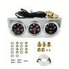 Triple Gauge Cluster For Saloon Cars Lorries Construction Machinery Motorcycles Three-in-one Instrument Cluster Accessories