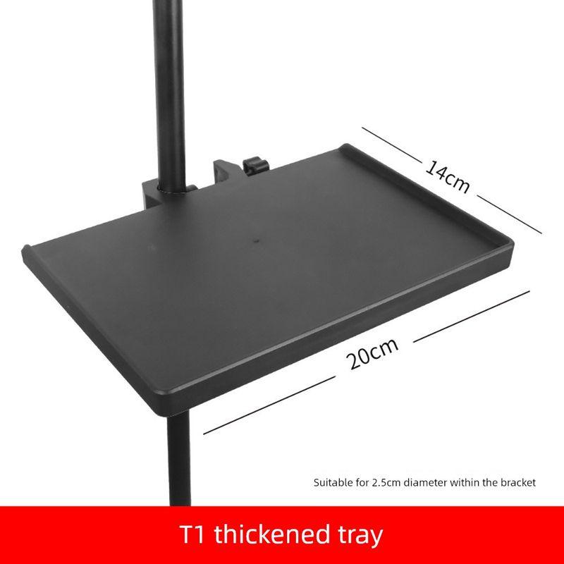

Wig Trimming Tool Shelf Music Score Tray Musical Instrument Accessories Tablet Computer Stand Music Score Support Stand T1 Small size tray (200*140mm)