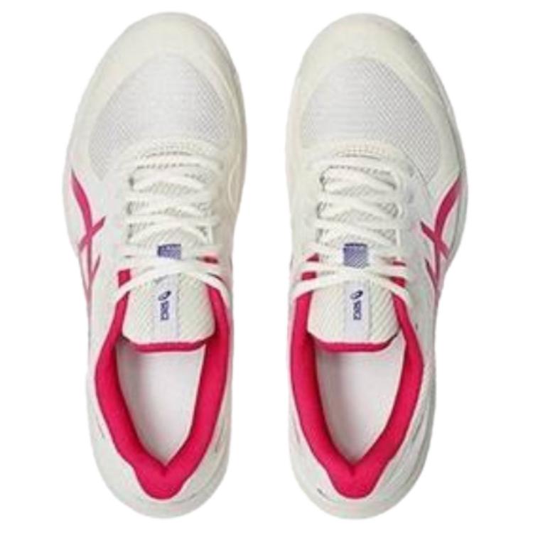 ASICS Game Cushioning Slip Resistant Abrasion Resistant Breathable Low top Tennis Shoes Women's White Sneakers 1042A281-102