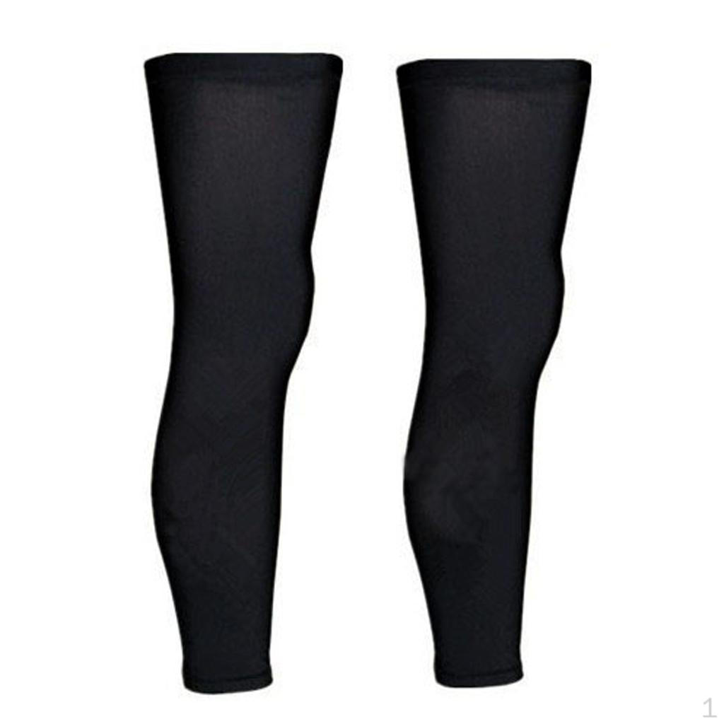 

Football Basketball Cycling Strech Leg Knee Long Sleeve Size L - as described, described