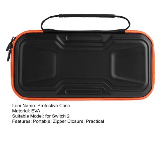 Husă Protectoare pentru Consola de Jocuri Geantă de Depozitare Capacitate Mare Închidere cu Fermoar Rezistentă la Impact Husă de Transport pentru Călătorii pentru Switch 2