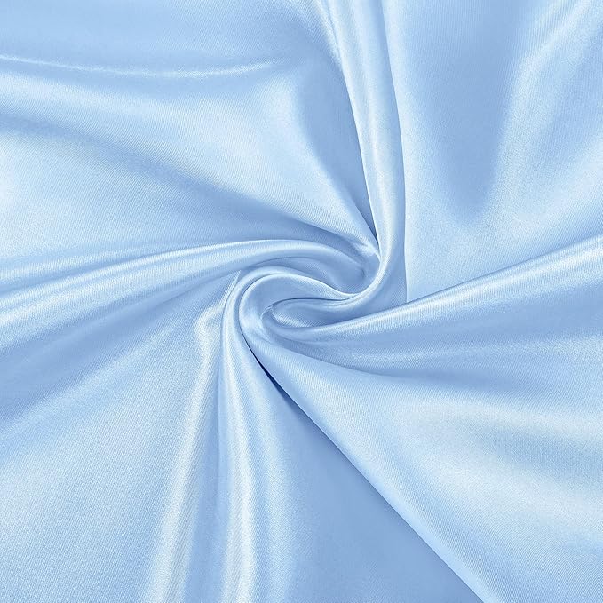 3m/5m Satin Fabric By The Yard Shiny Luxury Metallic Shiny Upholstery Lining Drapery DIY Crafts Soft  for Wedding Decorations