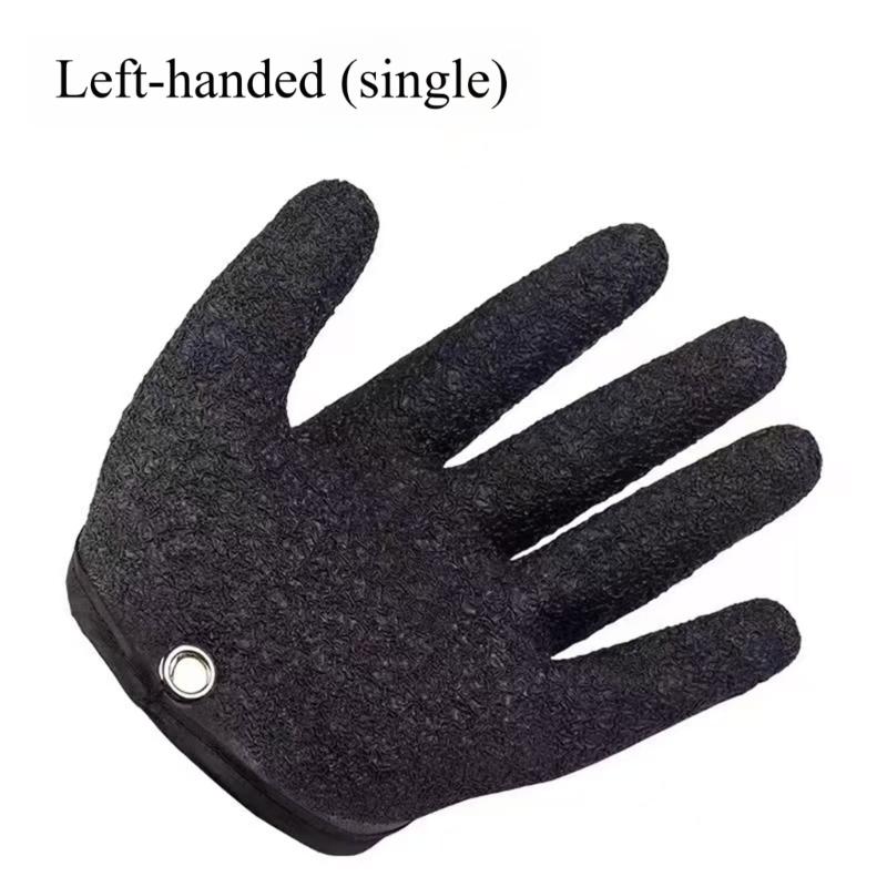 Nonslip Quick Drying Fishing Gloves Enhances With Thick Latex For Safe Fish Handling And Hook Removal