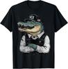 Florida Alligator Alcatraz Ice Funny Trump 2025 T-Shirt Political Meme Gator Tee
