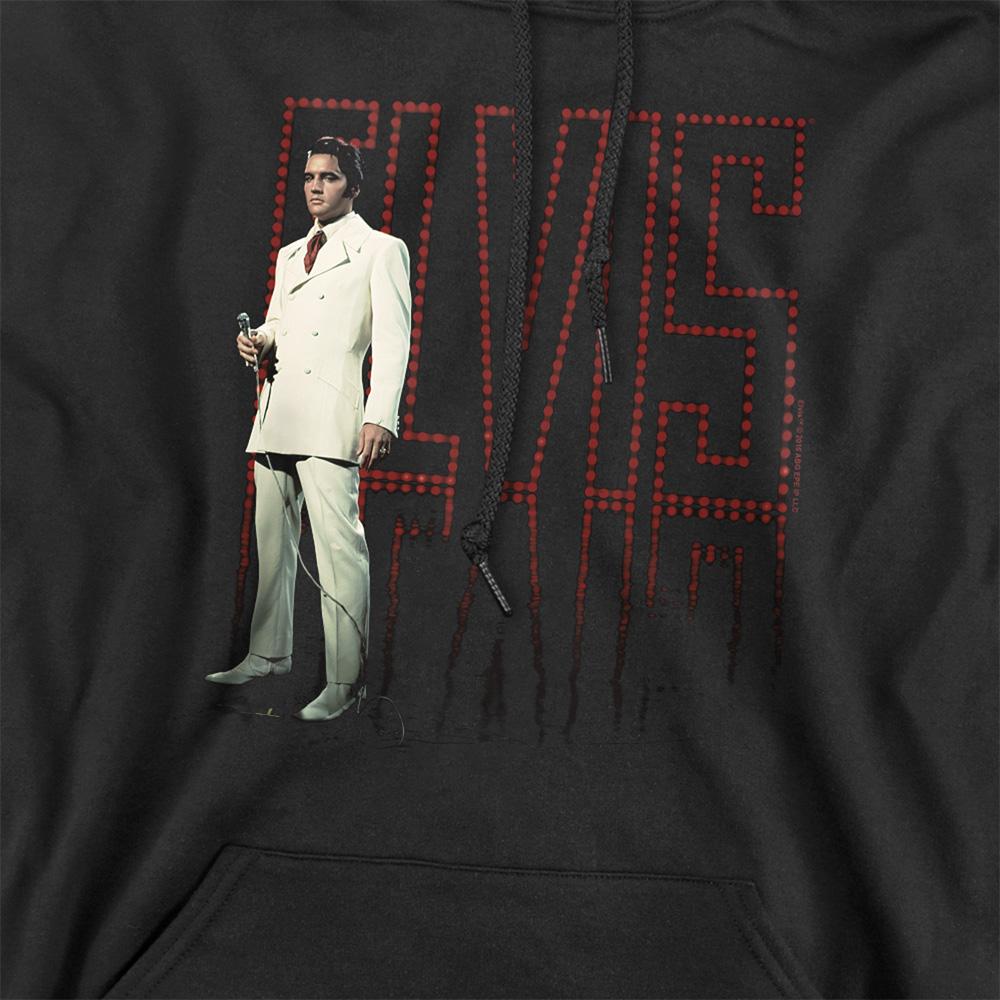 Elvis Presley Unisex Adult White Suit Hoodie