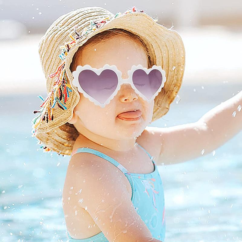 

Outdoor Heart Shaped Sunglasses Cute Boys Girls UV 400 Eye Protection Sun Glassese Beach Cartoon Sunproof Eyewear for Children