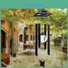 Solar Powered Wind Chime Lamp With Motion Sensing For Patio Lighting
