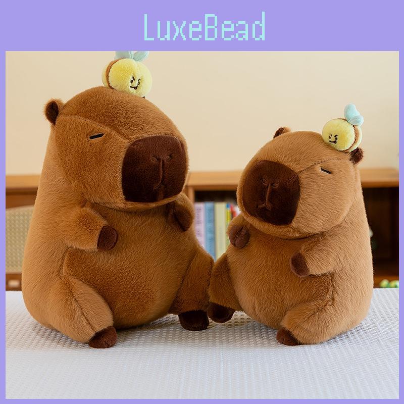 Bee Plush Capybara Toy Cute Cartoon Birthday Gift Girls Kids Dolls Adorable