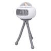 Mini Portable Clip On Fan with Flexible Tripod 4 Speeds Rotatable Bladeless Handheld Desk Cooling