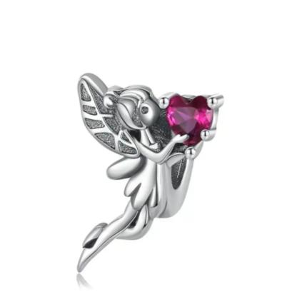 Angel Wings Charm Bead Components Pendant Bead Component Plata Originales Compatible With Bracelet High Quality Fine Jewelry Bangle Necklace Trinket