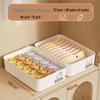 Socks, Lingerie, and Underwear Storage Box: 3-in-1 Organizer for Home Wardrobe