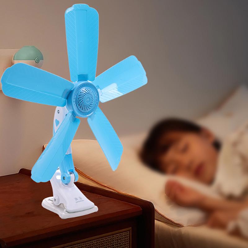 Home Desktop Clip Fan Mini Electric Wall Mounted Office Clamp Cooling Fans Student Dorm Bed Natural Wind Ventilation 220V