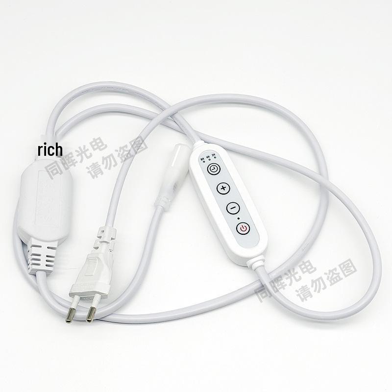 COB LED Strip with Switch, EU/US Plug Standard