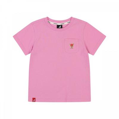PockeT Lou Symbol ShorT Sleeve T shirT Sb 0004 Pink aSbcrT00040pk