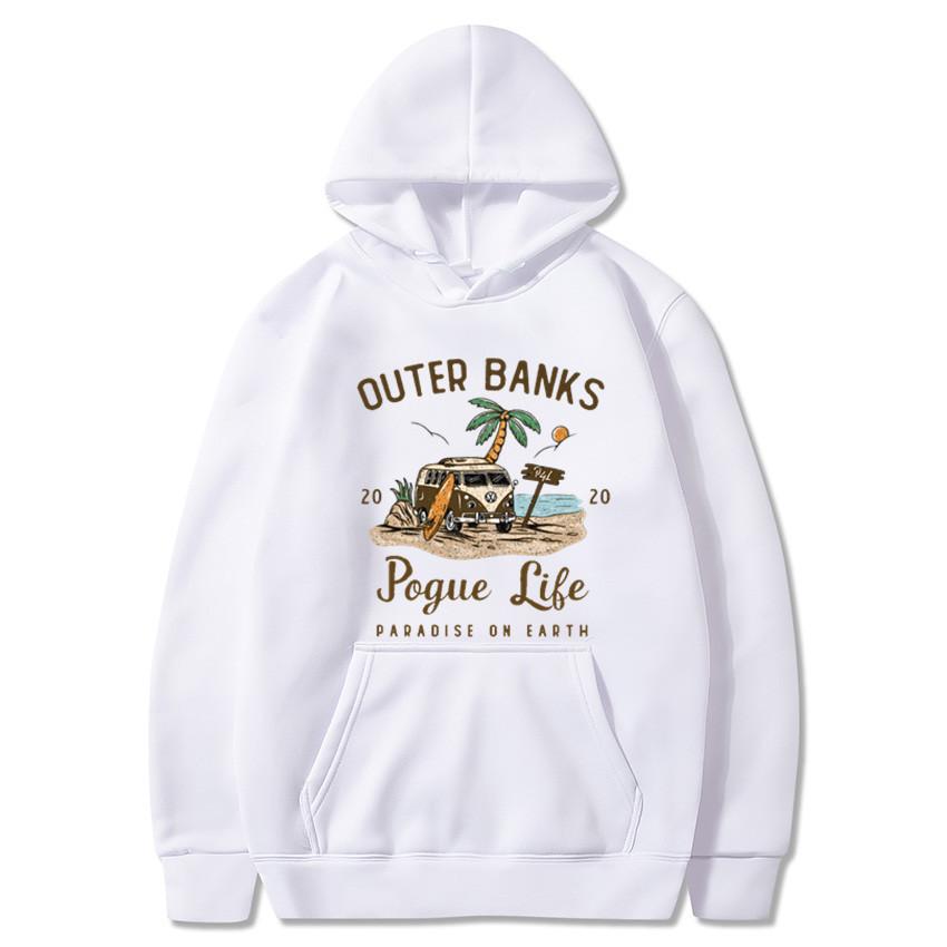 Outer Banks Pogue Life Graphic Hoody - Winter-Spring Hooded Casual Hooded Jacket for Men and Women