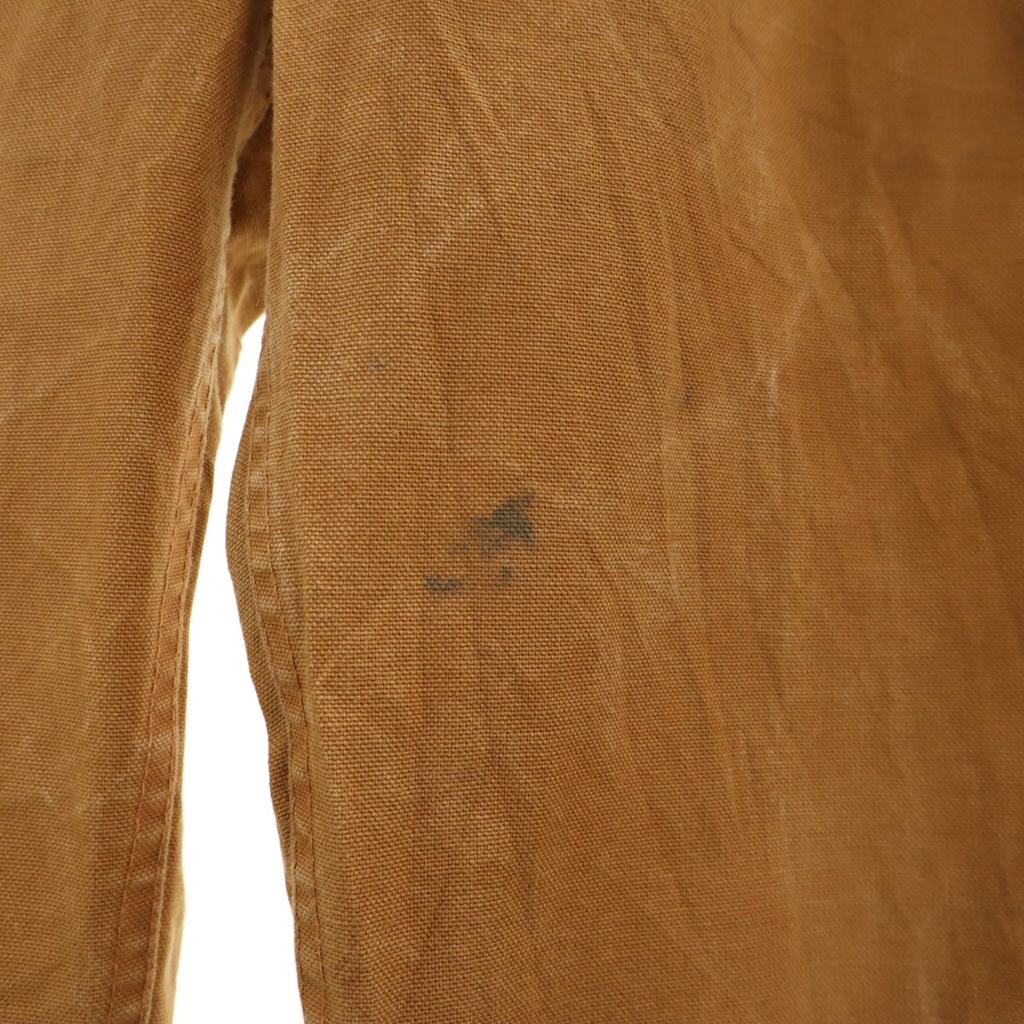 SAFTBAK lata 70. Wyprodukowano w USA Vintage Mini długość Spodnie robocze Duck Brązowe Męskie Używane