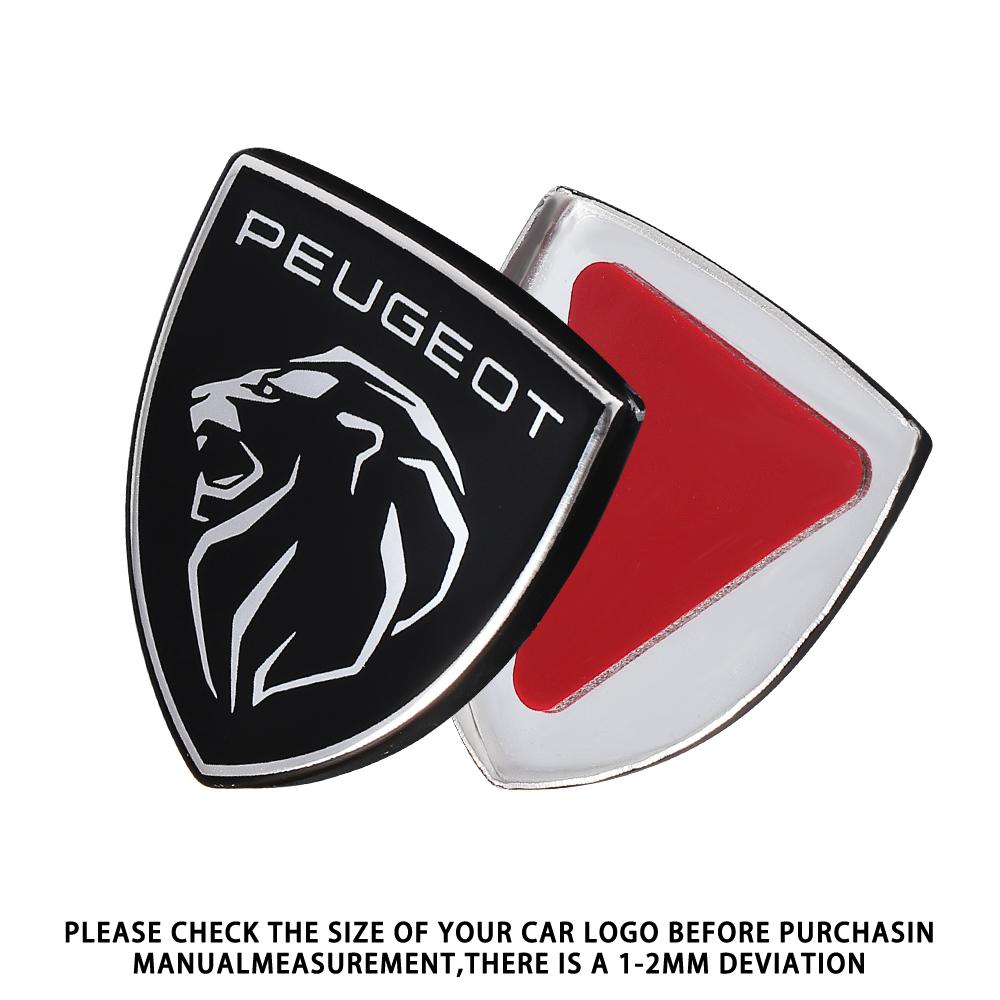 2026 Horká Samolepka na Auto Pro Peugeot 207 3008 206 208 308 5008 407 508 307 4008 2008 1ks Kryt Znak Střed Volantu Auta Embl