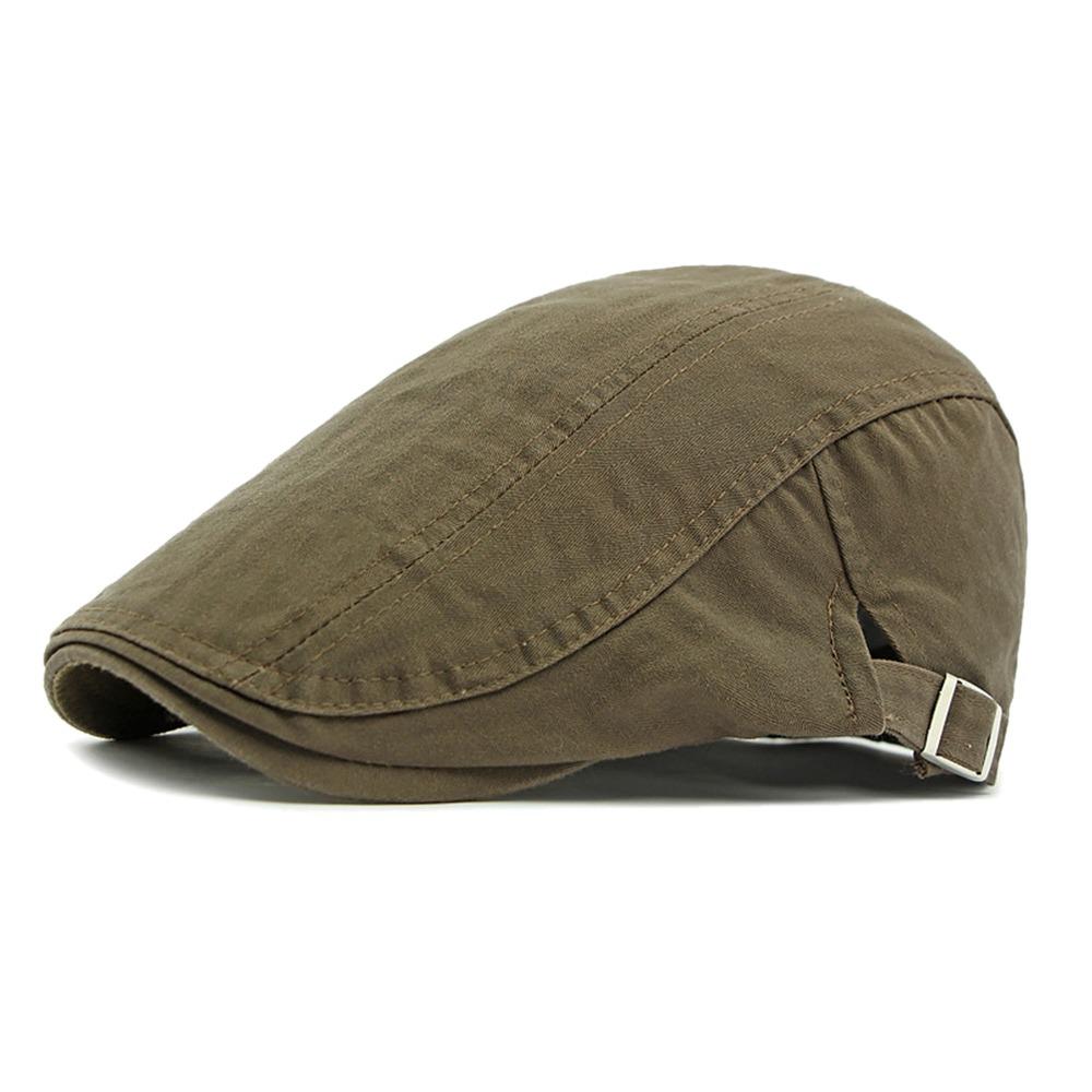 Fashion Spring Summer Beret Hat Cotton Casual Painter Hat Soft Adjustable Leisure Visor Cap Men Women