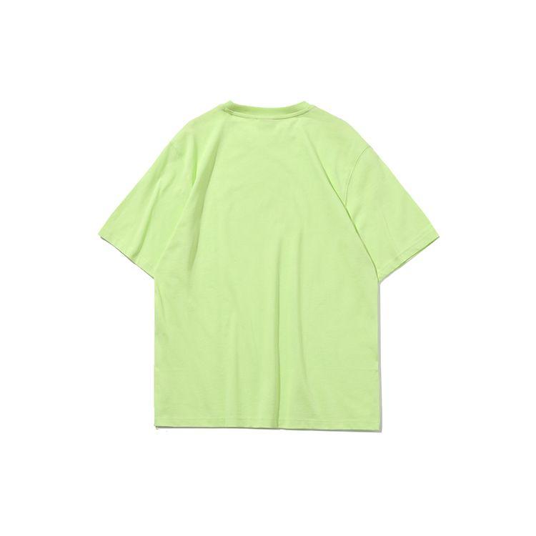 Li Ning Sports Fashion Series Casual Round Neck Short Sleeve T-Shirt Men T-Shirts Fluorescent-Green AHSP611-4