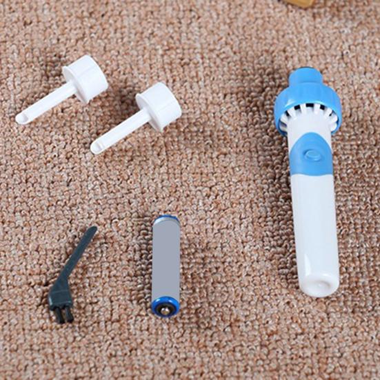 Electric Ear Wax Remover Ear Cleaner Portable Ear Cleaning Kit with 2 Tips And Brushes User-friendly Ear Pick for Family Health