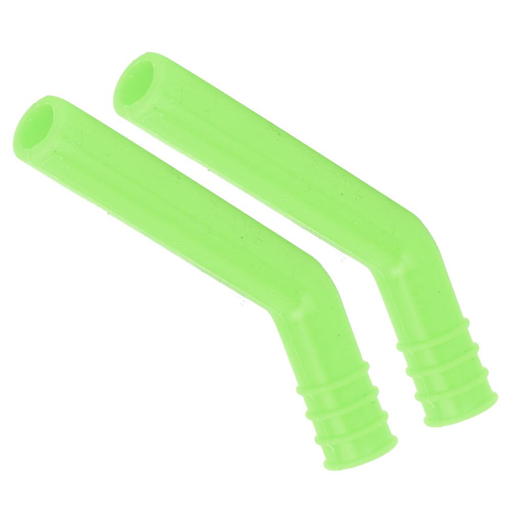 1 Pair Engine Exhaust Pipe Extender Silicone Extension Tube for HSP 18 110 RC CarGreen