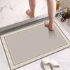 Kieselgur saugfähige Bodenmatte Badezimmer rutschfest Toilette schnelltrocknend Toilettenfußmatte Eingangstürmatte schmutzabweisender Teppich
