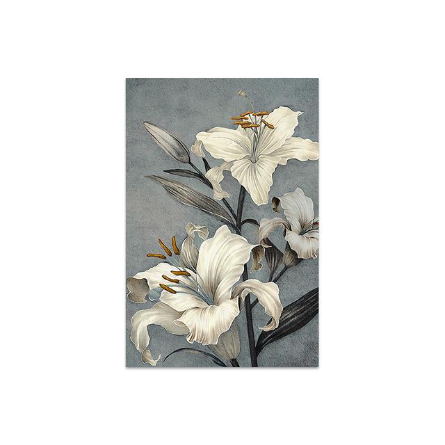 Nordic Minimalistischen Retro Stil Blume Sonnenblume Wand Kunst Leinwand Druck Malerei Moderne Wohnzimmer Eingang Dekoration Bild