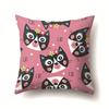 Cat Geometric Cute Single-sided Pillowcase Sofa Office Cushion Cover Living Room Waist Cover Bedroom Back Cover