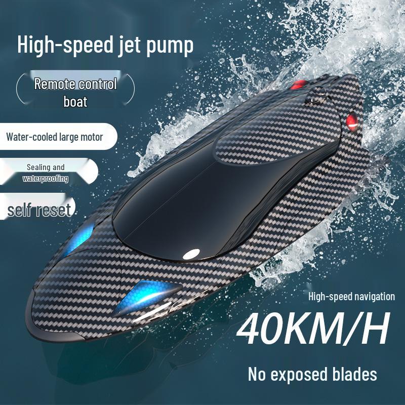 Cross-Border RC Turbojet High-Speed Electric Remote Control Speedboat 011: Water-Cooled, Long-Endurance Racing Boat
