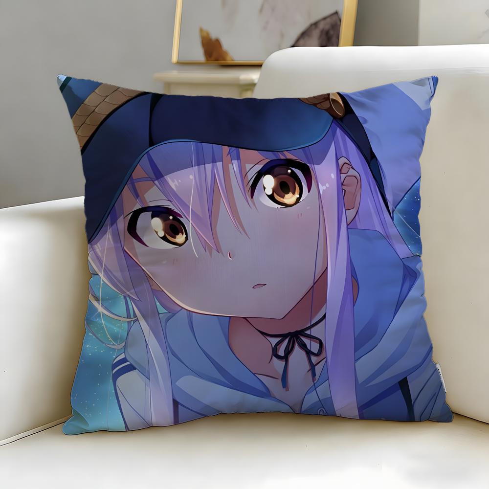 mystery anime ISLAND Cushion Cover Soft  EasyWash Pillow Case  Versatile for Couch Bed Travel and Office