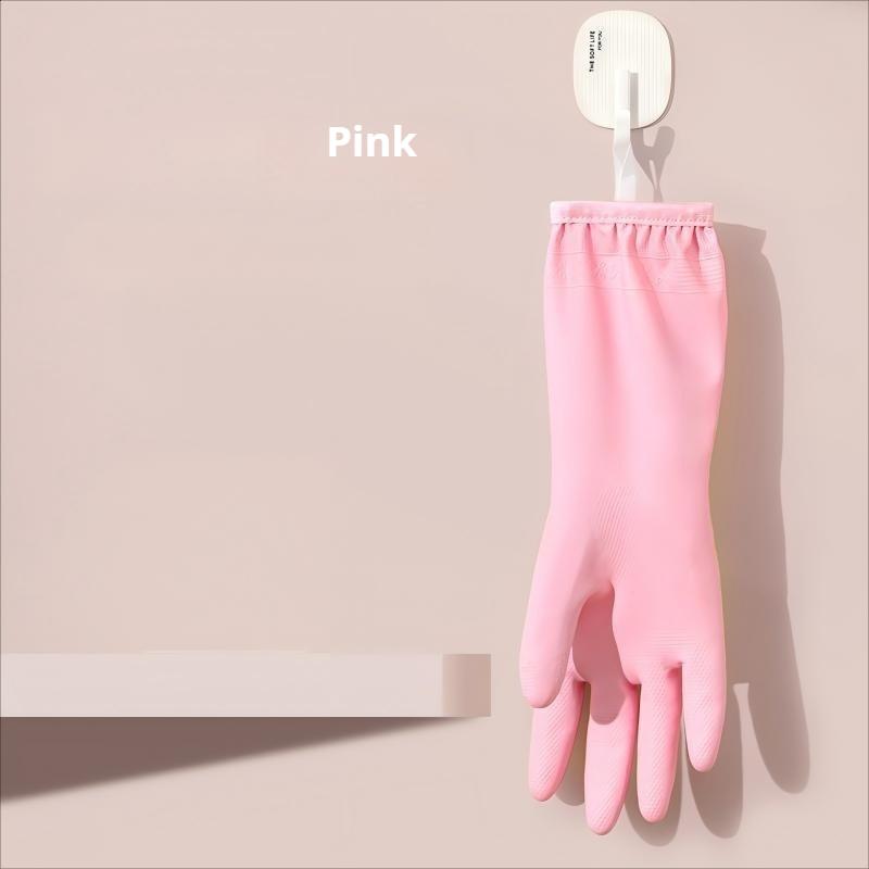 Thickened Waterproof Dishwashing Gloves Fleece Lined Heavy Duty for Kitchen Laundry Cleaning Warm Household Use
