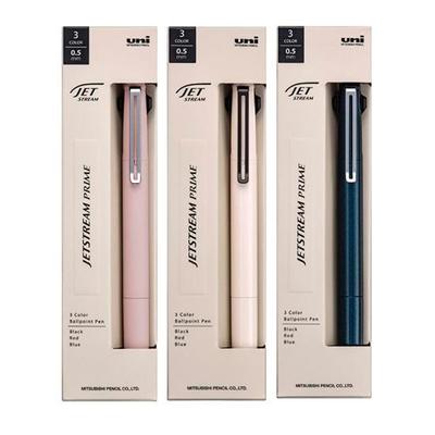 Mitsubishi 3-Color Ballpoint Pen Jetstream Prime 0.5mm [All 3 Colors]