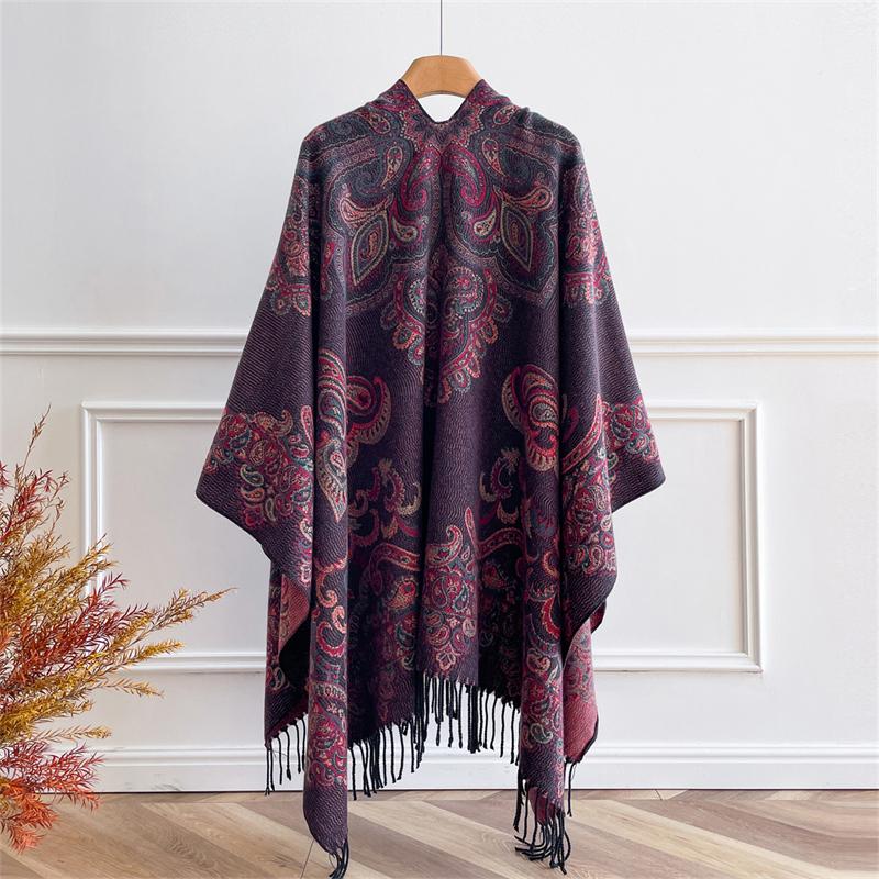 Winter Schal Schals Wickeldesign Kaschmirschal Damen Warm Mode Pashmina Femal Poncho Halstuch Echarpe Bandana