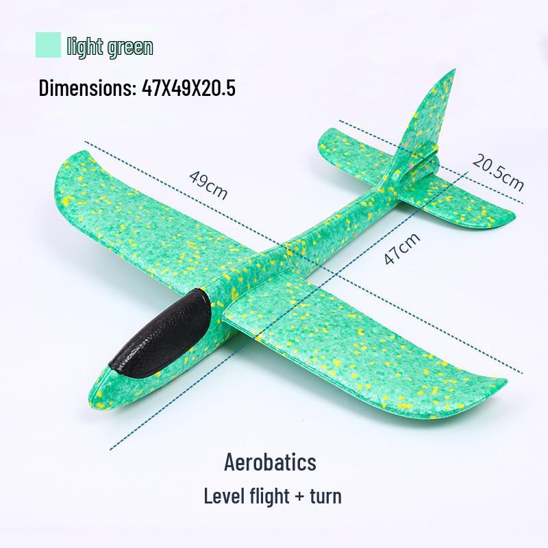 Upgraded Foam Hand-Thrown Glider - Lightweight Model Airplane for Outdoor Play
