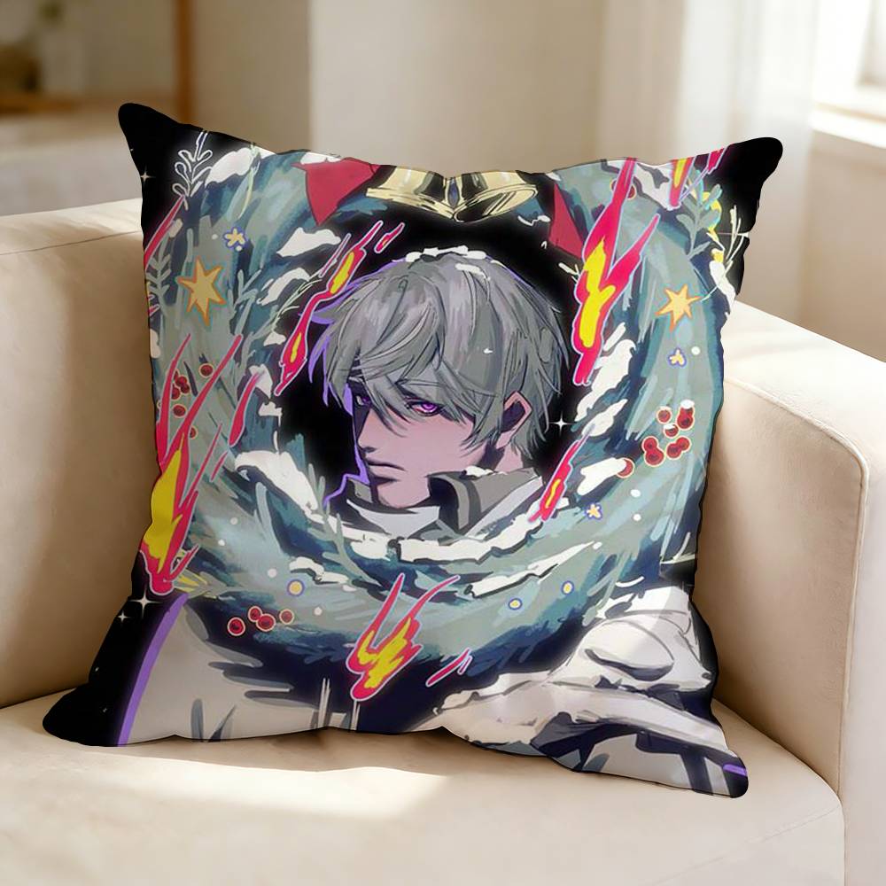 H-Hetalia W-World Stars I-Ivan Braginsky Square Double-Sided printed Pillow Case Bedroom Bedside Pillow Sofa Cushion Cover