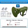 High-Power Bluetooth Megaphone: Thunder King CR-87 - Portable Multifunctional Handheld Amplifier for Outdoor Promotions & Patrols