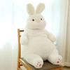 Lazy Rabbit Dolls Soft Plush Cute White Bunny Animal Toys Baby Sleep Pillows Cushion Kids Girl Birthday Gift Home Decor