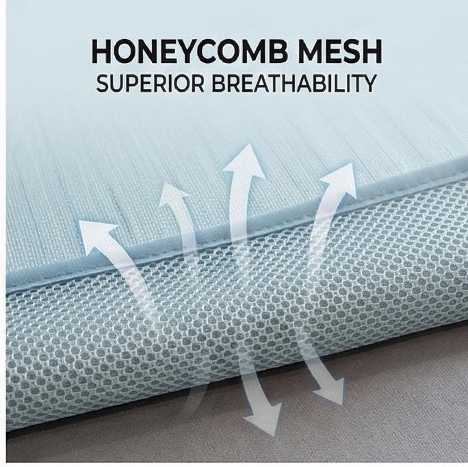 Antibacterial Ice Silk Cooling Mat 3-Piece Set Machine Washable Fitted Bedding for Home Bedroom 150x200 180x200cm