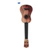 Ukulele Toy Plastic Playable 4 Strings Educational Children Ukulele for Boys Girls Birthday Gifts Dark Color