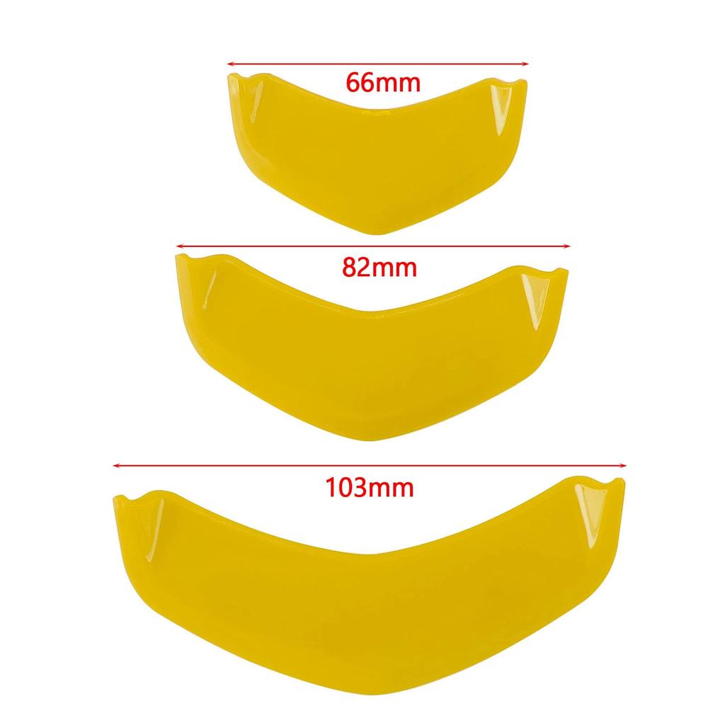 Artudatech Front Horn Cover Decorative Trim for Vespa Sprint 300 GTS 300 HPE GTV Yellow