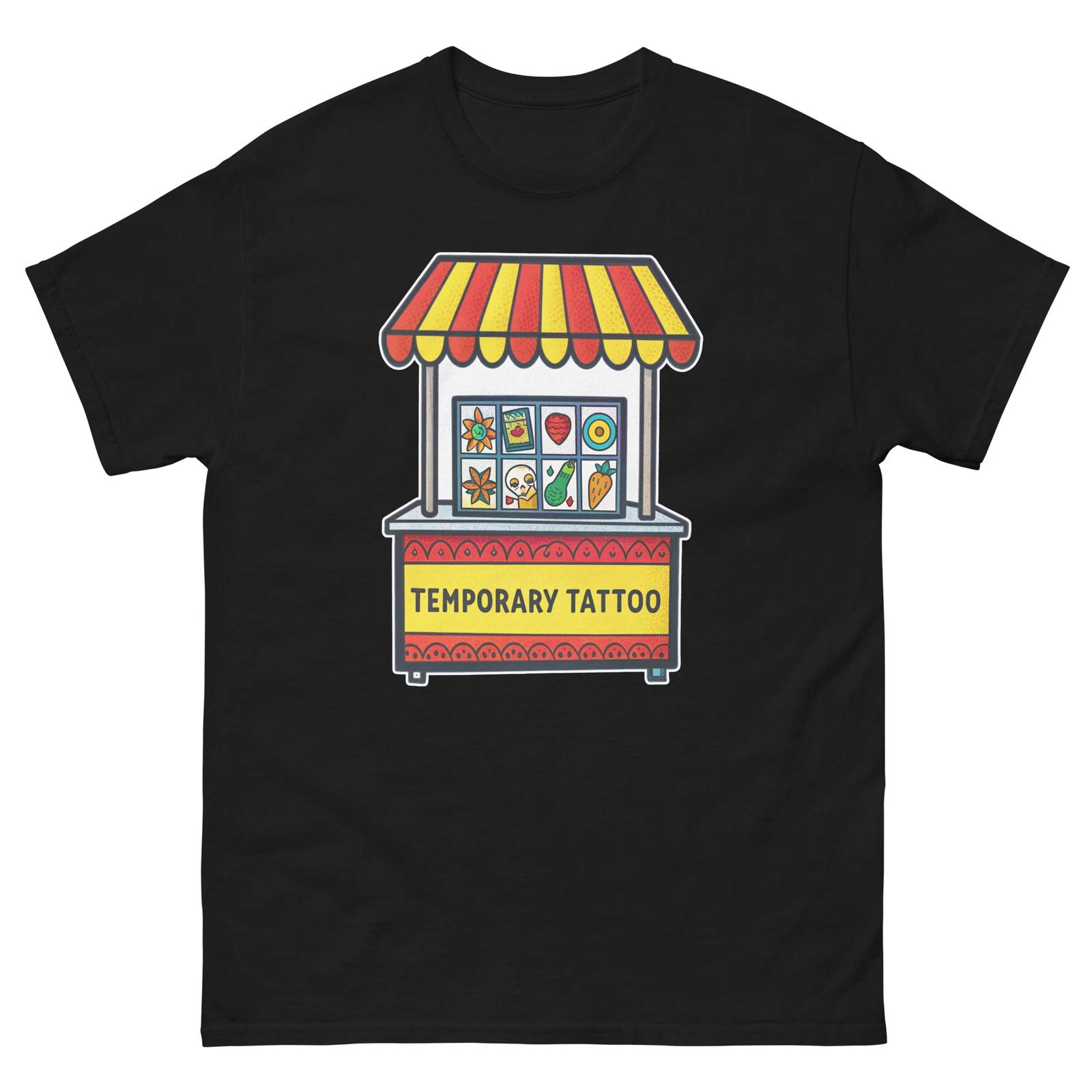 

Temporay Tattoo Carnival Fair Amusement Park T-Shirt XL