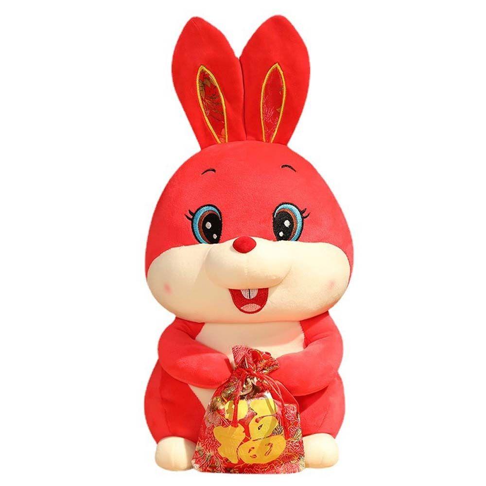 

Chinese New Year Rabbit Chinese Zodiac Rabbit Plush Toy Stuffed Toys Mascot Doll Bunny Plush Doll