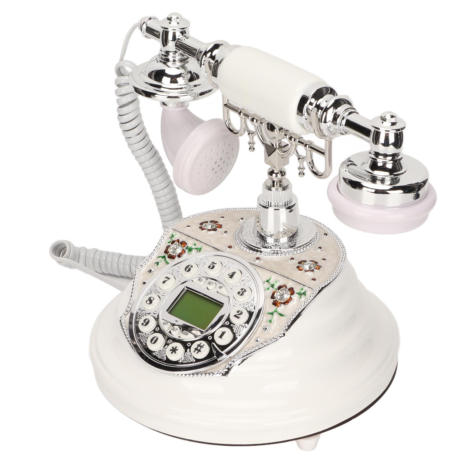 

MS‑8323B Европейский винтажный телефон Классический автоматический IP-телефон с одной клавишей набора для домашнего офиса US Plug