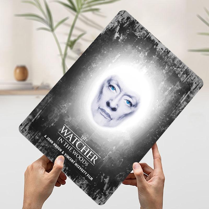 

The Watcher In The Woods Tin Plaque Poster Customized Wall Art Retro Vintage Metal Signs for Man Cave Home Decor Living Room 7.9x11.8In(20x30cm)