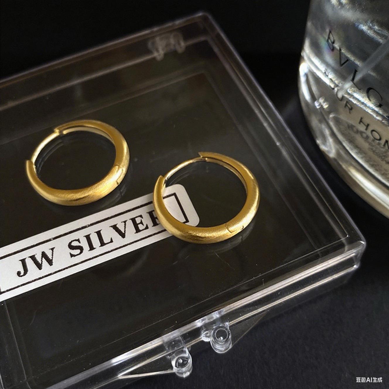 

Brushed Earrings Niche Design Sense Frosted Mini Earrings Advanced Brushed Round Earrings Cold Wind Earrings Affordable Dainty Earrings Daily Wear