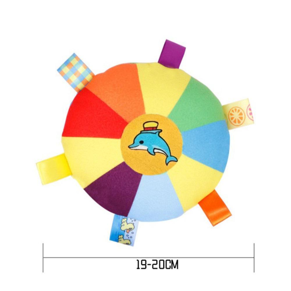 

Soft Plush Rainbow Pet Disc Toys Durable Pet Supplies Flying Saucer Dog Toys Outdoor Exercise