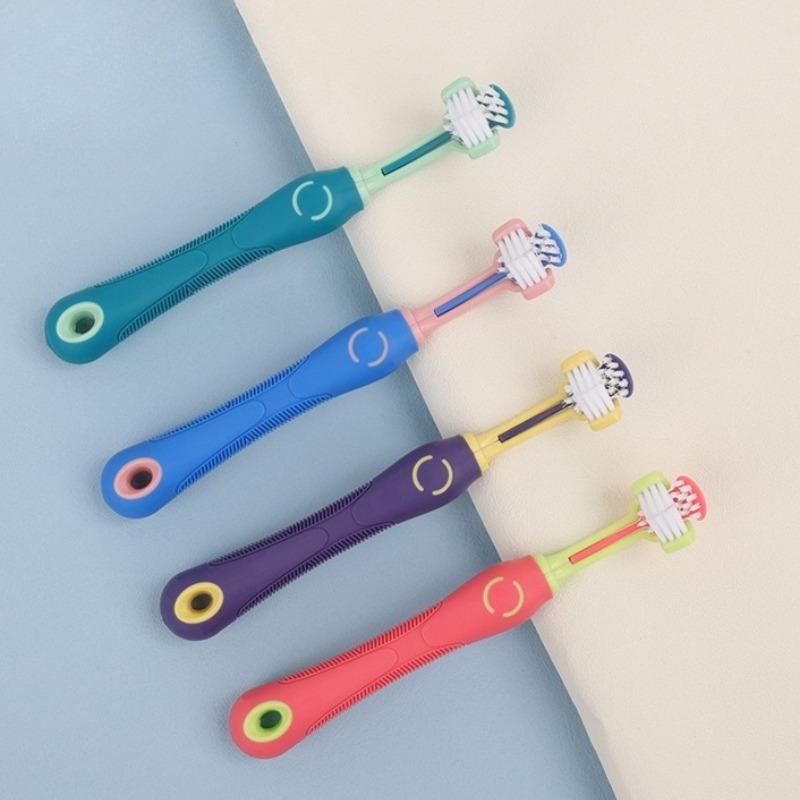 Pet Dog Toothbrush 1-Sided Pet Toothbrush Dog Cleaning Mouth Toothbrush Multiangle Cleaning Teeth Tool Cat Supplies