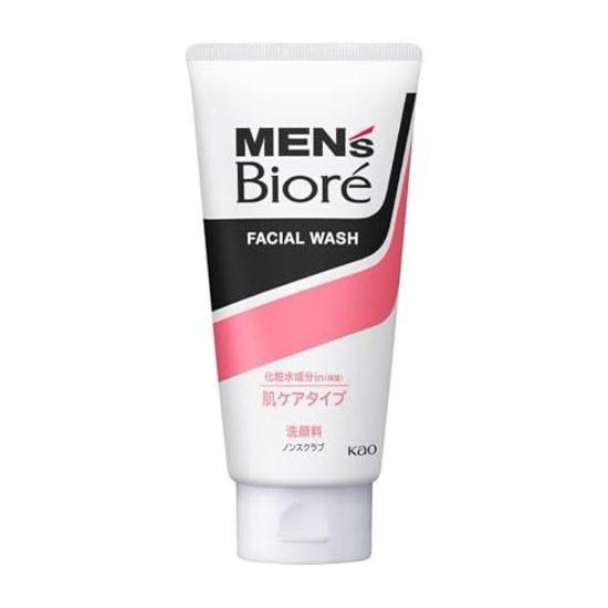 Mens Biore Skin Care Type 130g Effectively protects moisture leaving refreshing clean finish.